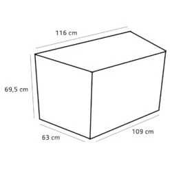 Cabanon Kunststof Disselbak -Buiten Kamperen Winkel 100038 000 03 3