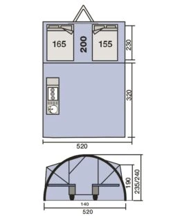 Jamet Air Vouwwagen 2023 -Buiten Kamperen Winkel 100158 000 09 3