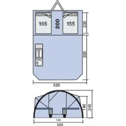 Jamet Dakota Outdoor Vouwwagen 2023 -Buiten Kamperen Winkel 100161 000 11