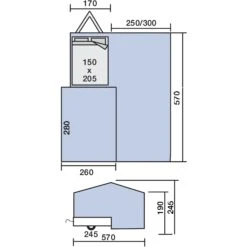 Jamet Duo Luxe XL Vouwwagen 2023 -Buiten Kamperen Winkel 100162 000 07 4