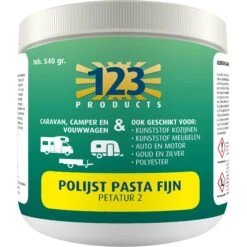123 ProductsFIJN Polijst Pasta 540 Gram