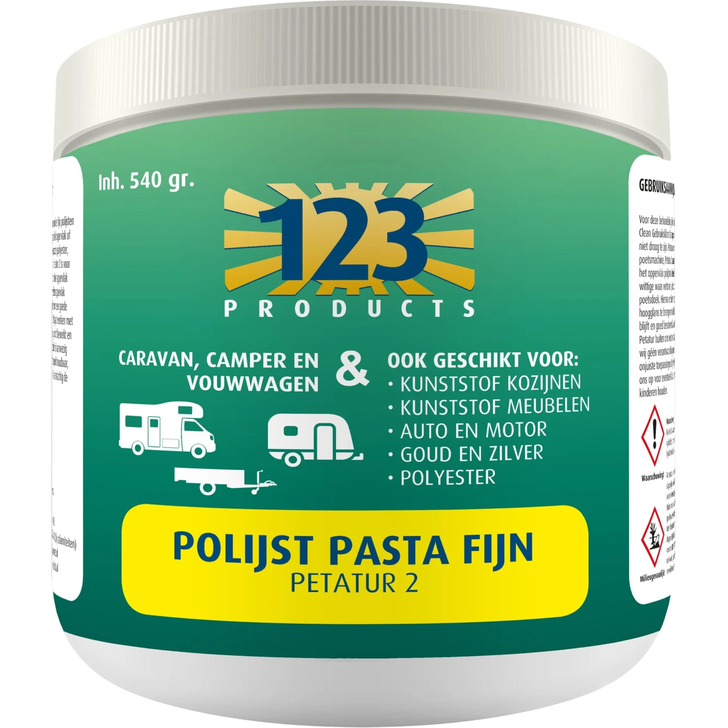 123 ProductsFIJN Polijst Pasta 540 Gram 3 123 ProductsFIJN Polijst Pasta 540 Gram