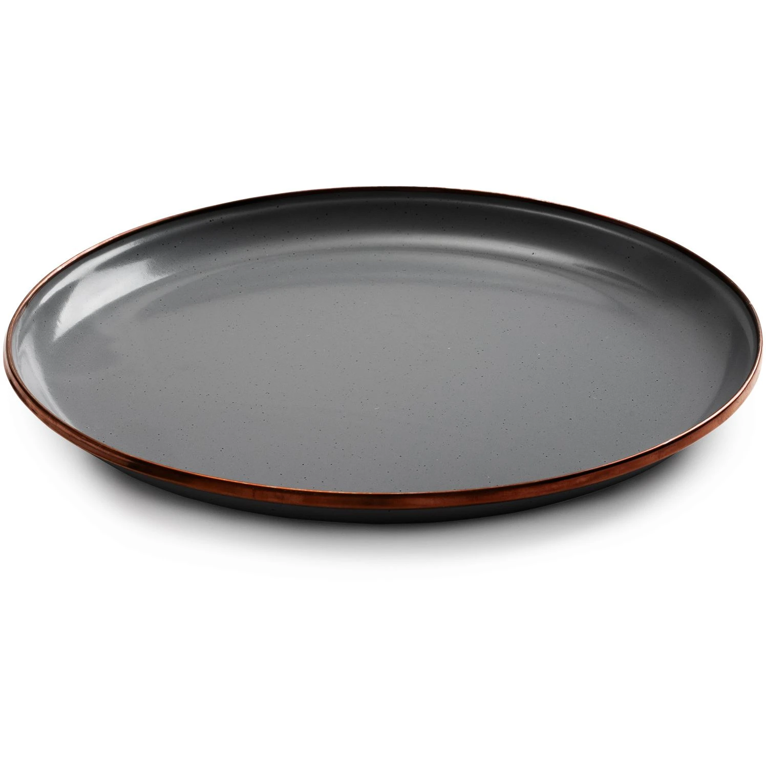 Barebones Emaille Plat Bord ø 280 Mm Grey 2-pack 4 Barebones Emaille Plat Bord ø 280 Mm Grey 2-pack - Afbeelding 2