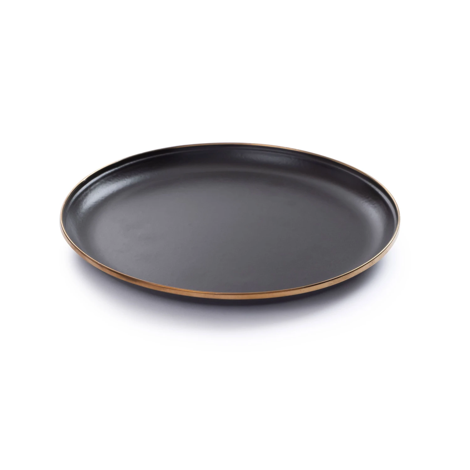 Barebones Emaille Plat Bord ø 280 Mm Charcoal 2-pack 4 Barebones Emaille Plat Bord ø 280 Mm Charcoal 2-pack - Afbeelding 2