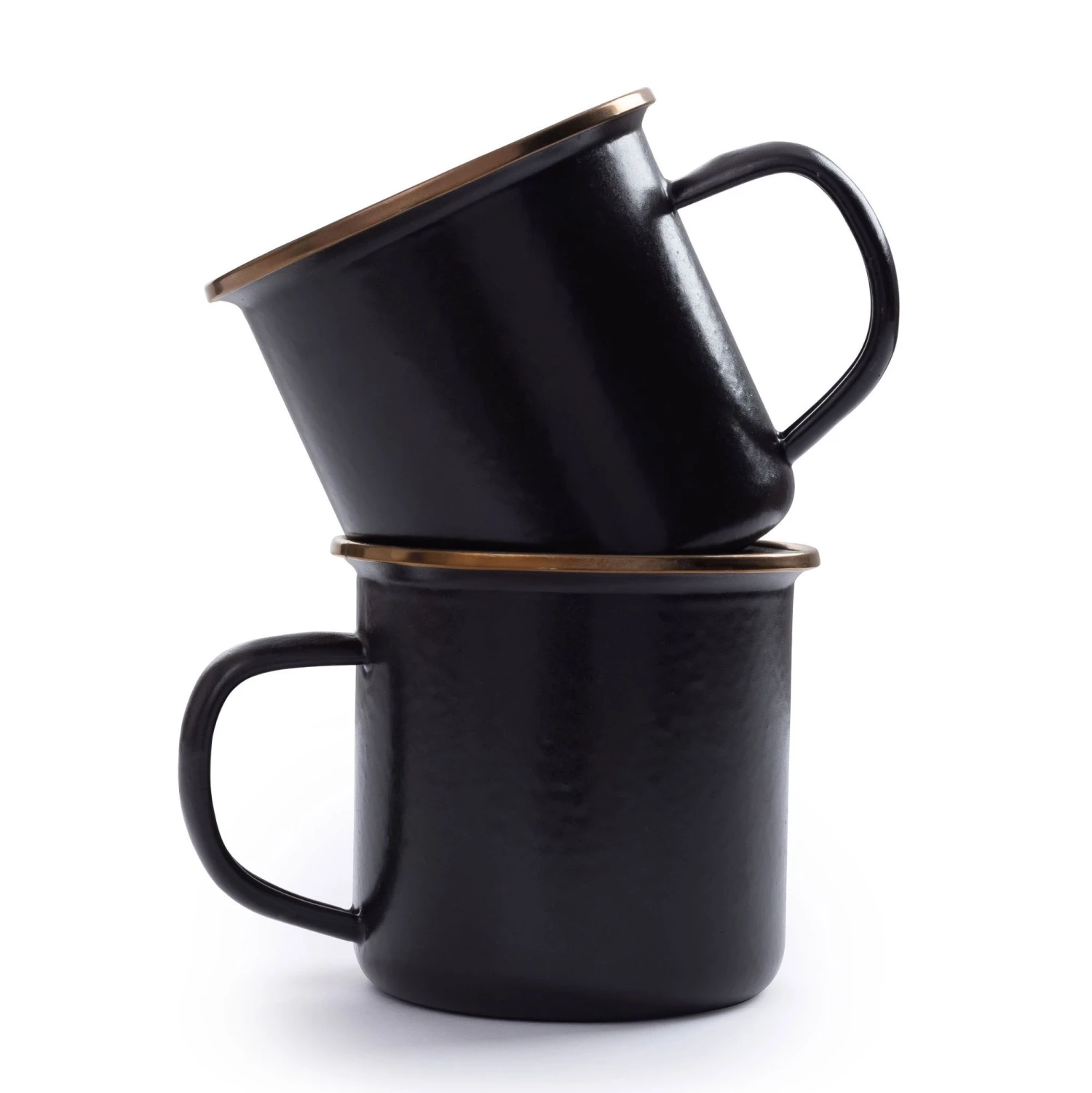 Barebones Emaille Mok 473 Ml Charcoal 2-pack 3 Barebones Emaille Mok 473 Ml Charcoal 2-pack