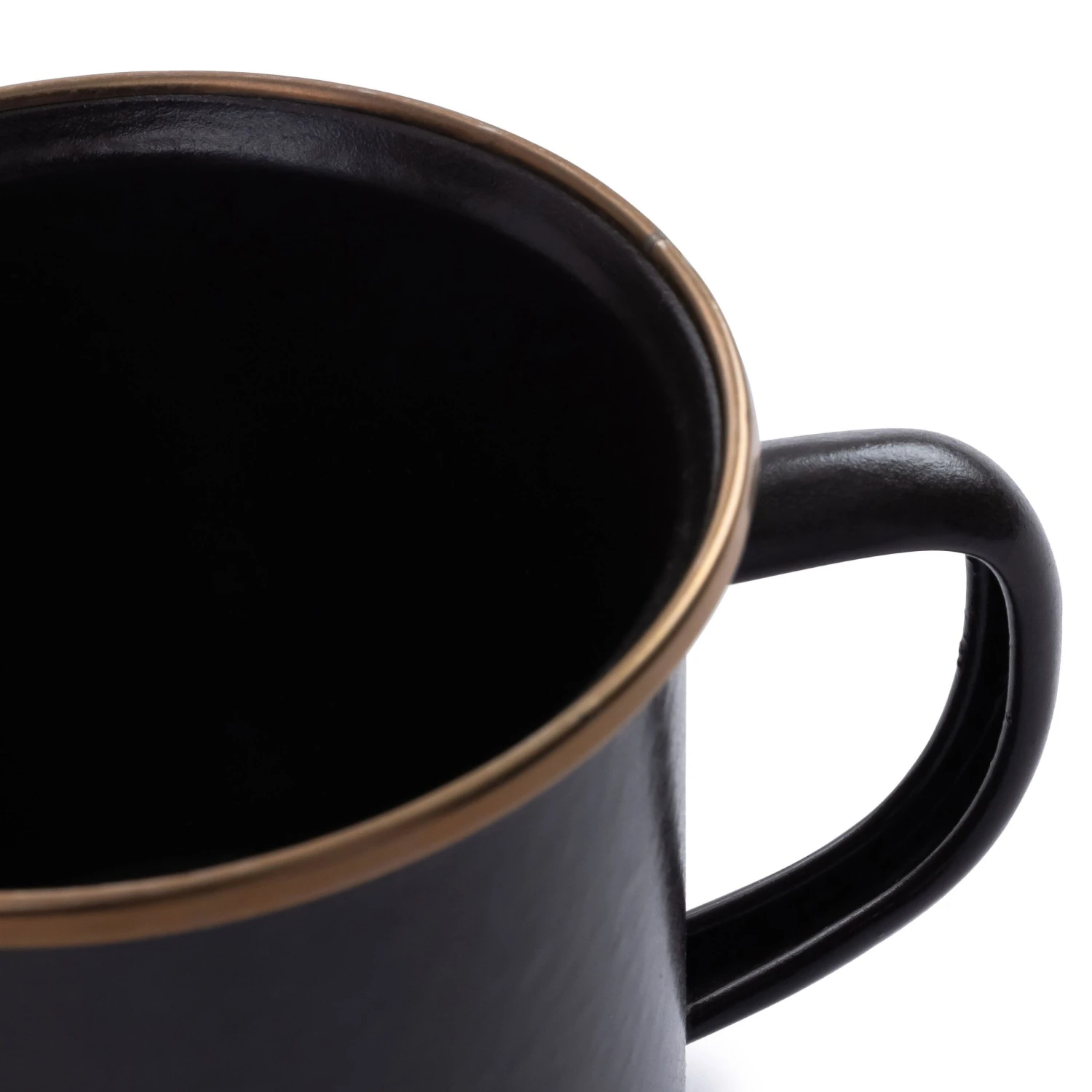 Barebones Emaille Mok 473 Ml Charcoal 2-pack 4 Barebones Emaille Mok 473 Ml Charcoal 2-pack - Afbeelding 2