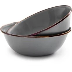 Barebones Emaille Schaal Grey 2-pack