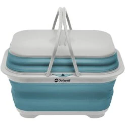 Outwell Collaps Opvouwbare Afwasteil Met Handvat En Deksel Classic Blue