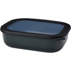 Mepal Cirqula Multikom Rechthoekig 2 Liter Nordic Black