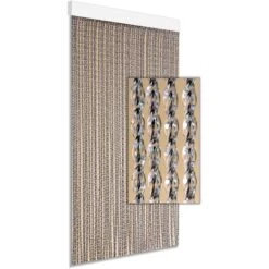 Degor Nola Vliegengordijn Zwart 195 X 60 Cm