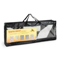 Safarica Safarimat Tenttapijt 270 X 200 Star Flower Black -Buiten Kamperen Winkel 111915 990 05