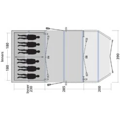 Outwell Wood Lake 6ATC Opblaasbare Tent 23 Outwell Wood Lake 6ATC Opblaasbare Tent -Buiten Kamperen Winkel 111994 200 10 1