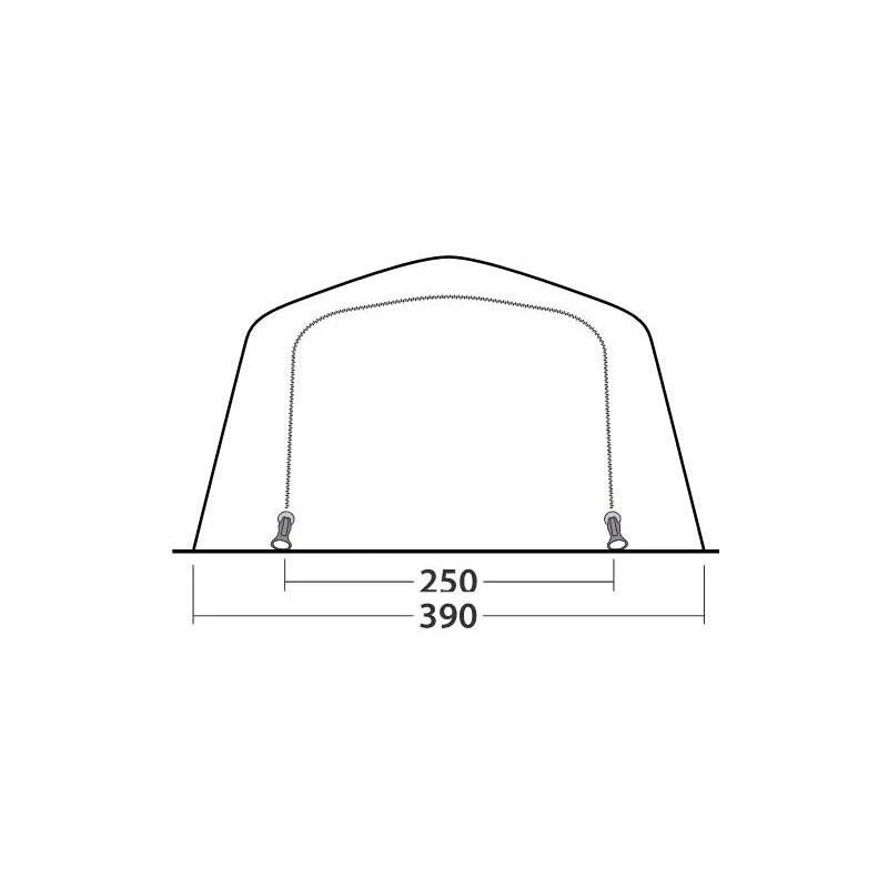 Outwell Wood Lake 6ATC Opblaasbare Tent 14 Outwell Wood Lake 6ATC Opblaasbare Tent - Afbeelding 12