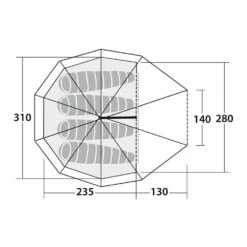 Robens Green Cone 4 PRS Lichtgewicht Piramidetent 30 Robens Green Cone 4 PRS Lichtgewicht Piramidetent -Buiten Kamperen Winkel 112003 300 14 1