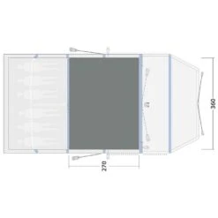 Outwell Wood Lake 6ATC Tenttapijt -Buiten Kamperen Winkel 112010 900 02 2