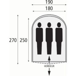 Safarica Cycloon L Pop Up Tent Dark Shadow -Buiten Kamperen Winkel 112084 900 03 2