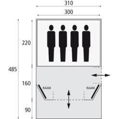 DWS Key Largo Koepeltent -Buiten Kamperen Winkel 112086 300 02 3
