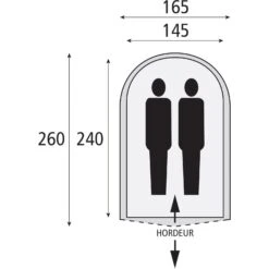 Safarica Cycloon M Pop Up Tent Dark Shadow -Buiten Kamperen Winkel 112099 900 03 2