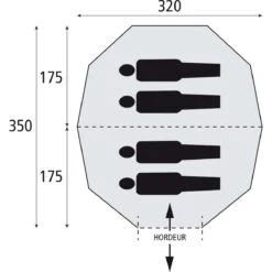 Bardani Taiga 320 RSTC Piramidetent 21 Bardani Taiga 320 RSTC Piramidetent -Buiten Kamperen Winkel 112149 180 10