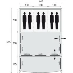 Safarica Indian Hills 440 Air Opblaasbare Tent -Buiten Kamperen Winkel 112184 900 04 1