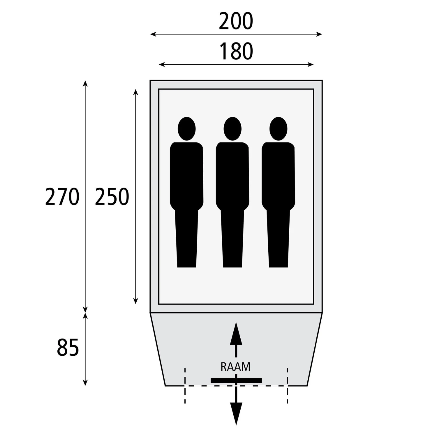 Safarica Hurricane L Pop Up Tent 4 Safarica Hurricane L Pop Up Tent - Afbeelding 2