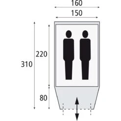 Safarica Kenia 160 TC Koepeltent -Buiten Kamperen Winkel 112195 180 05 2