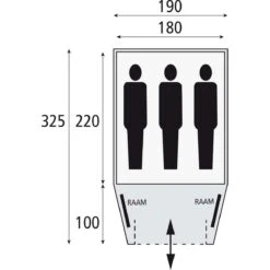 Safarica Kenia 190 TC Koepeltent -Buiten Kamperen Winkel 112196 180 05 2