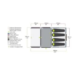 Zempire Evo TM V 2 Opblaasbare Tent 2022 -Buiten Kamperen Winkel 112388 300 08 1