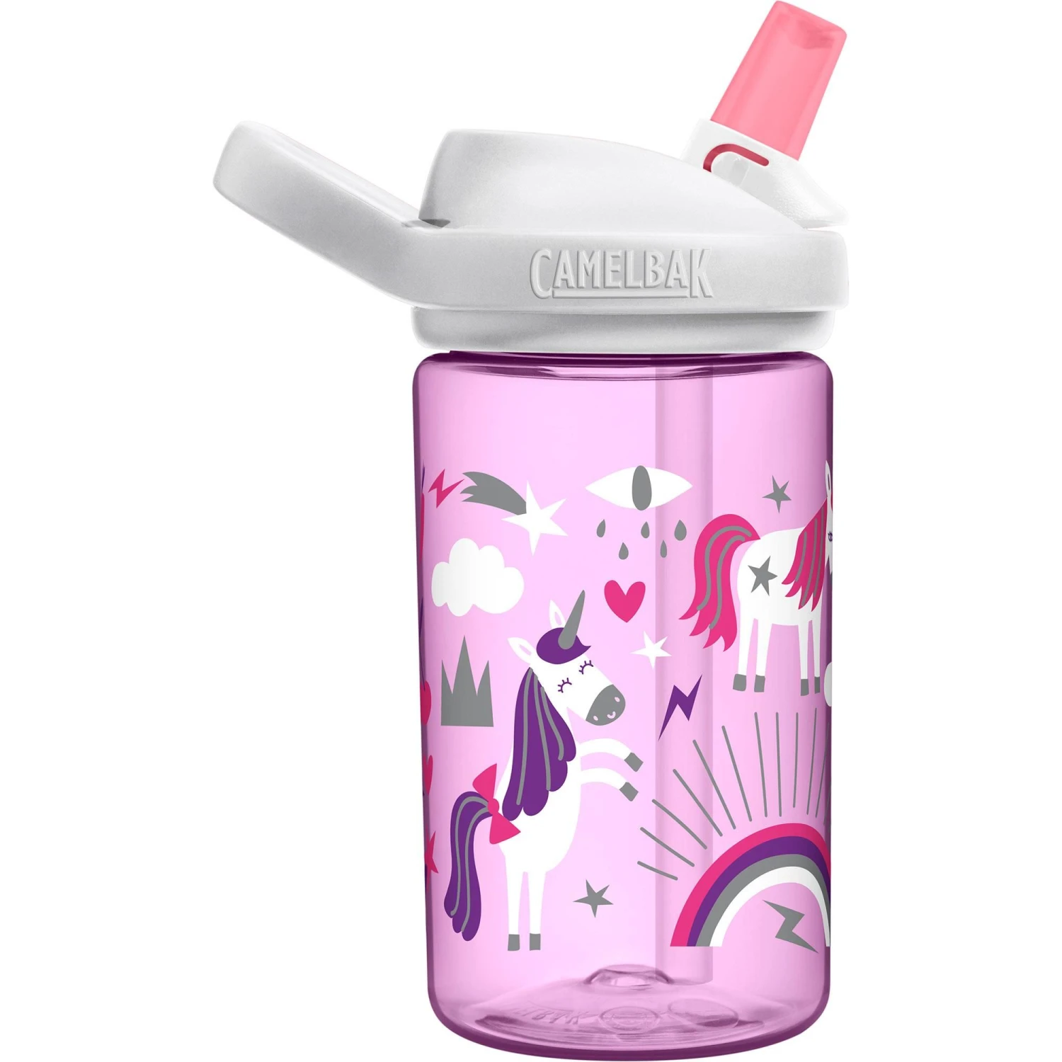 Camelbak Eddy+ Kids Drinkfles 400 Ml Unicorn Party 5 Camelbak Eddy+ Kids Drinkfles 400 Ml Unicorn Party - Afbeelding 3
