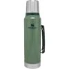 Stanley PMIClassic Vacuüm Thermosfles 1 Liter Hammertone Green -Buiten Kamperen Winkel 115040 300 01 1