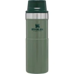 Stanley PMIClassic Trigger-Action Thermosbeker 470 Mlhammertone Green