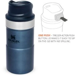 Stanley PMIClassic Trigger-Action Thermosbeker 250 Ml Nightfall 11 Stanley PMIClassic Trigger-Action Thermosbeker 250 Ml Nightfall -Buiten Kamperen Winkel 115053 200 05