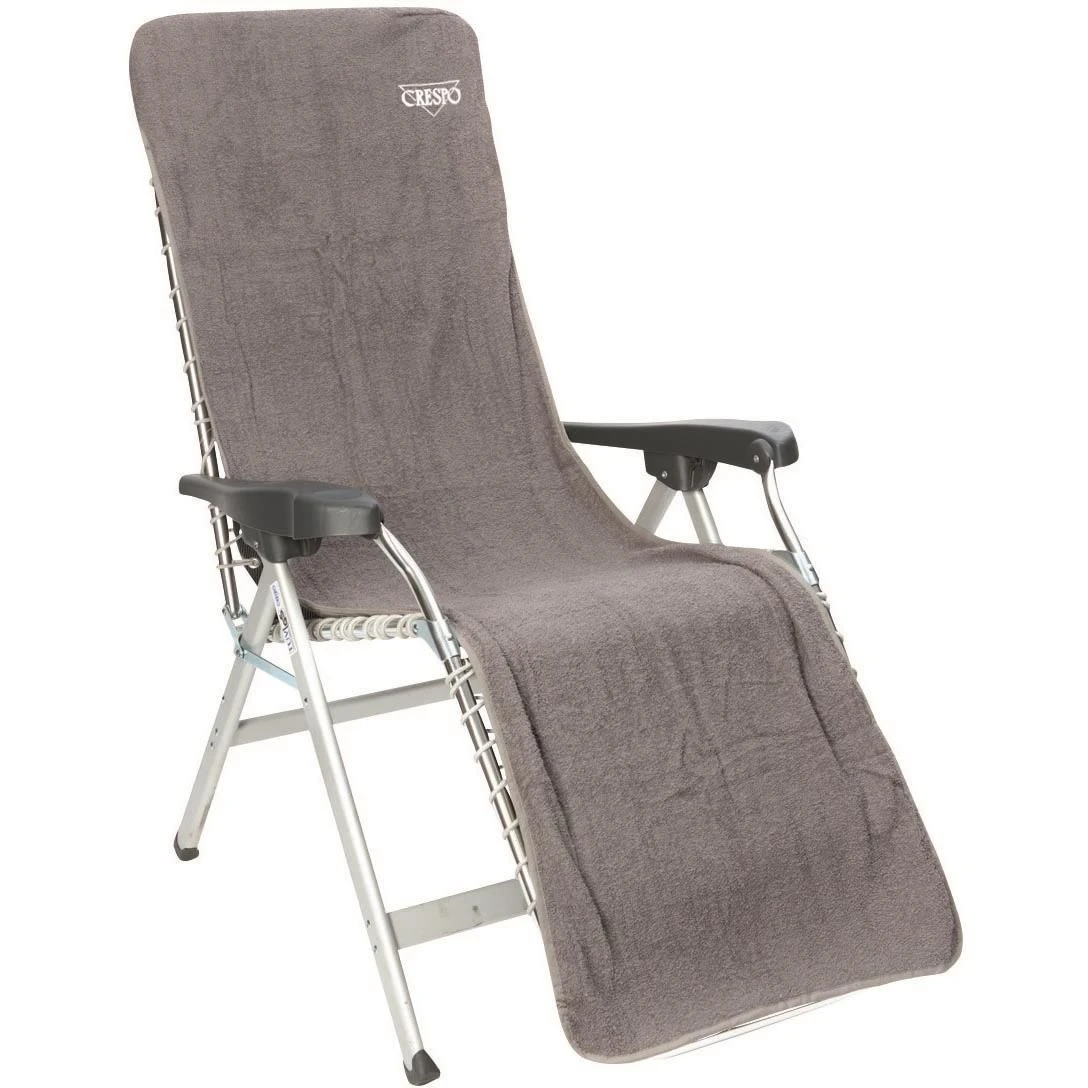 Crespo Badstof Hoes L Relaxstoel Grijs 3 Crespo Badstof Hoes L Relaxstoel Grijs