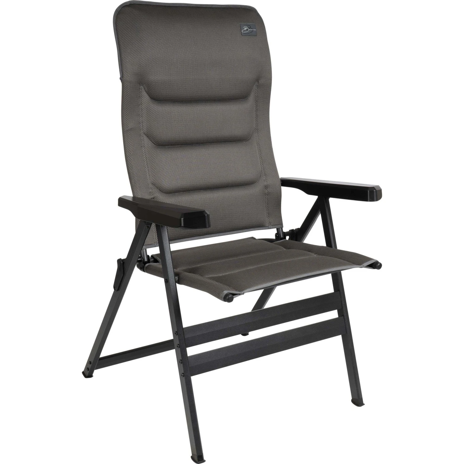 Bardani Bernardo XL 3D Comfort Campingstoel Platina Grey 3 Bardani Bernardo XL 3D Comfort Campingstoel Platina Grey