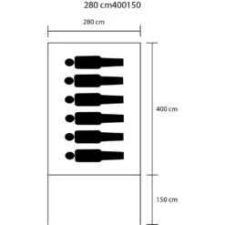De WitPamir Super Groepstent Hunting Green -Buiten Kamperen Winkel 125568 000 05