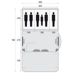 Cabanon Biscaya 440 All Season Tunneltent -Buiten Kamperen Winkel 125575 000 05