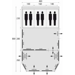 Bardani Royal Prestige 460 RSC Tunneltent -Buiten Kamperen Winkel 125580 000 10 1