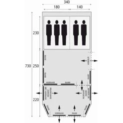 Bardani Royal Prestige 340 RSC Tunneltent -Buiten Kamperen Winkel 125582 000 09 1