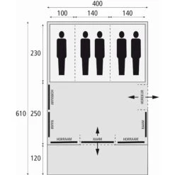 Bardani Spitfire 400 XL RSTC Tunneltent -Buiten Kamperen Winkel 125583 000 07