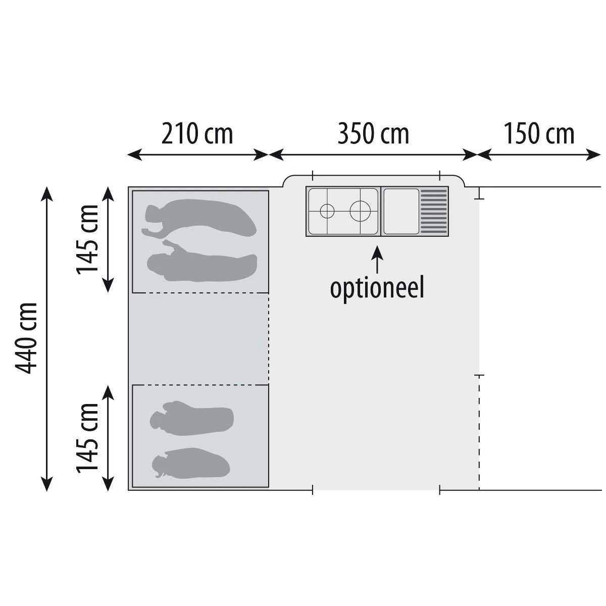 Cabanon Mercury Basic Vouwwagen 2023 18 Cabanon Mercury Basic Vouwwagen 2023 - Afbeelding 16