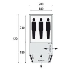 Bardani AirWolf 200 TC Opblaasbare Tent 2023 -Buiten Kamperen Winkel 139639 180 07 3