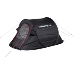 High PeakVision 3 Pop Up Tent Black -Buiten Kamperen Winkel 139714 990 03
