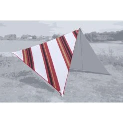 High PeakCanvas Allover Set Oriental Tarp 250 X 250 X 250 Stripe White -Buiten Kamperen Winkel 139723 100 03 3