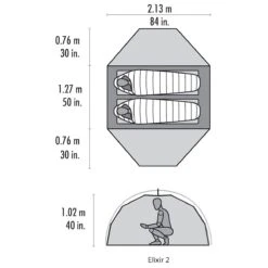 MSR Elixir 2 Lichtgewicht Koepeltent -Buiten Kamperen Winkel 139729 300 03 2