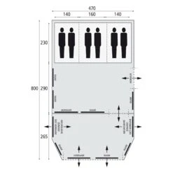 Bardani Royal Prestige 470 Air RSC Opblaasbare Tent 2023 -Buiten Kamperen Winkel 139909 000 10