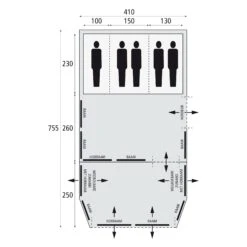 Bardani Royal Prestige 410 Air RSC Opblaasbare Tent 2023 -Buiten Kamperen Winkel 139910 000 09