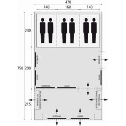 Bardani Airspace 470 TC Opblaasbare Tent 2023 15 Bardani Airspace 470 TC Opblaasbare Tent 2023 -Buiten Kamperen Winkel 139912 000 06