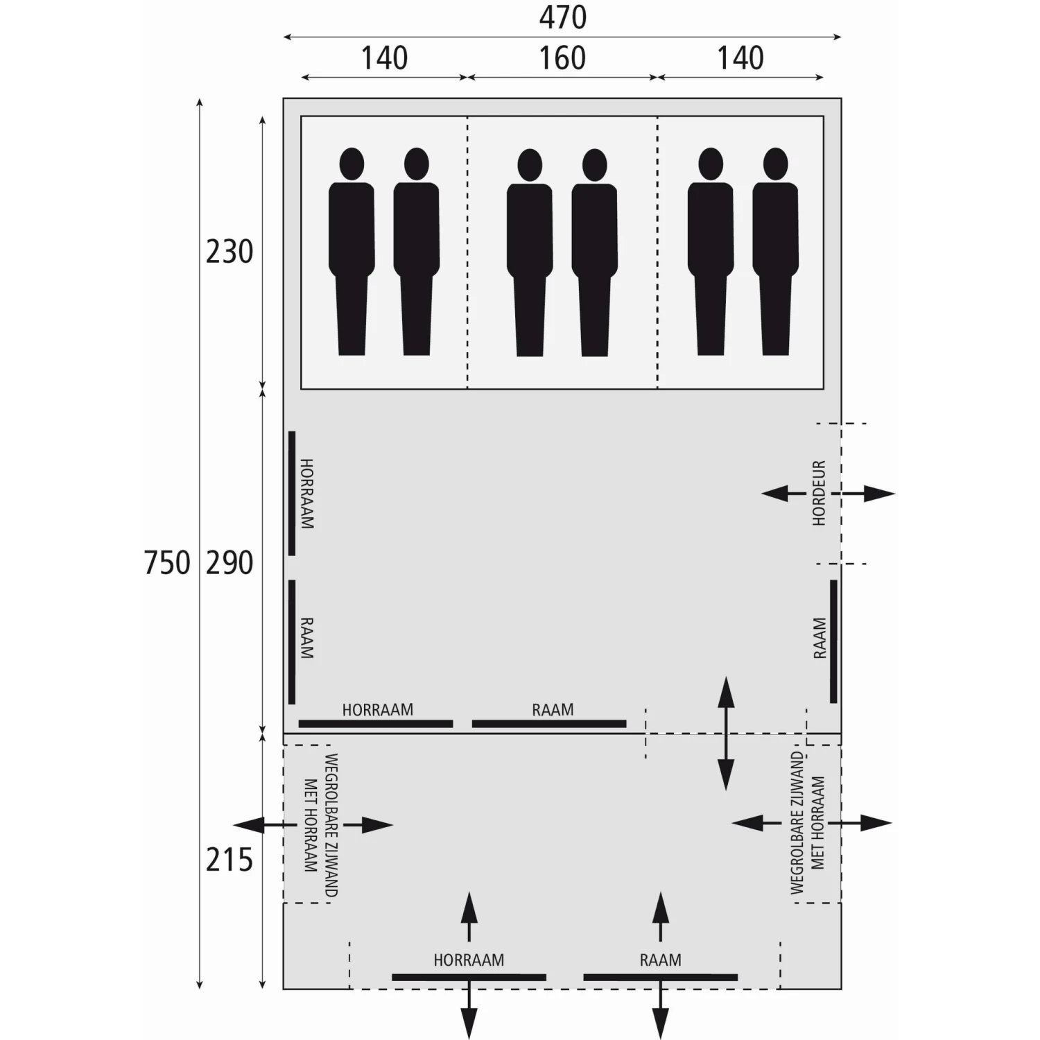 Bardani Airspace 470 TC Opblaasbare Tent 2023 8 Bardani Airspace 470 TC Opblaasbare Tent 2023 - Afbeelding 6
