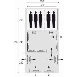 Bardani Airspace 350 TC Opblaasbare Tent 2023 -Buiten Kamperen Winkel 139914 000 08