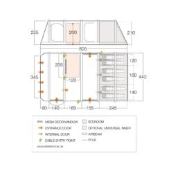 Vango Anantara IV Air TC 650XL Opblaasbare Tent 13 Vango Anantara IV Air TC 650XL Opblaasbare Tent -Buiten Kamperen Winkel 143522 900 06